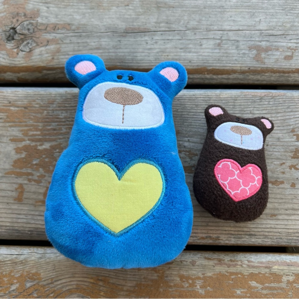 Handmade in Canada & Small Shop Bear Plush Toy & Rattle